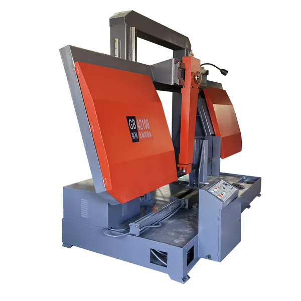 Semi-automatic Horizontal Metal Band Sawing Machine, Steel Bar Saw Band Sawing Machine, Cnc Band Sawing Machine Gb42100 photo-4