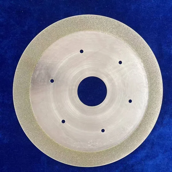 Single-sided/double-sided Electroplated Diamond Cutting Discs, High-precision Diamond Electroplated Saw Blades Suitable for Cutting Sealing Strips and Glass Fibers photo-2