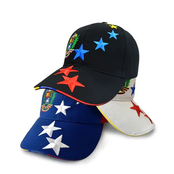 Custom Made Hat OEM Service 3D Puff Star Embroidery National Flag Cotton Baseball Cap photo-3