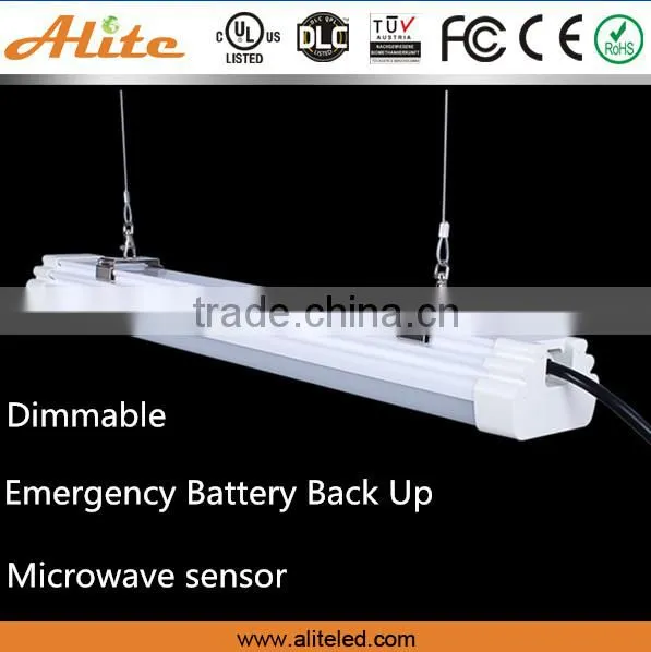 Motion Sensor Emergency Light IP65 Tri-proof Ceiling Light photo-3