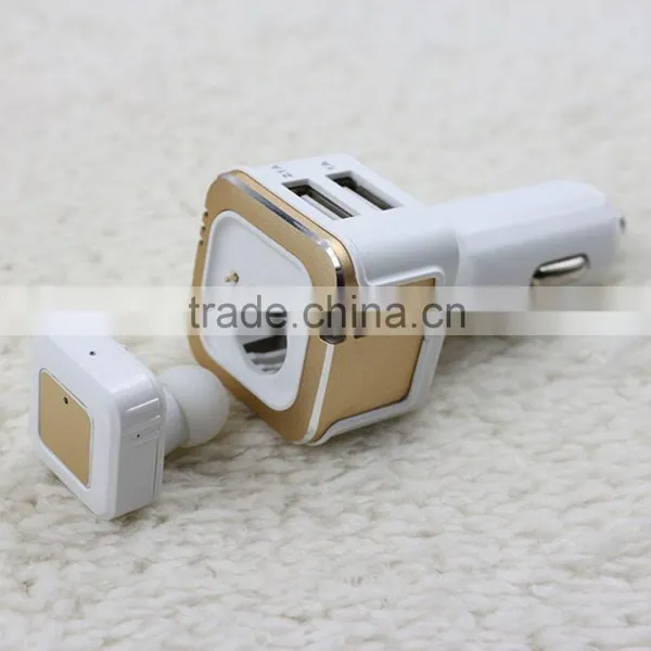 Car Multi-function Oxygen Bar Bluetooth Headset ,car Charger &freshener photo-2