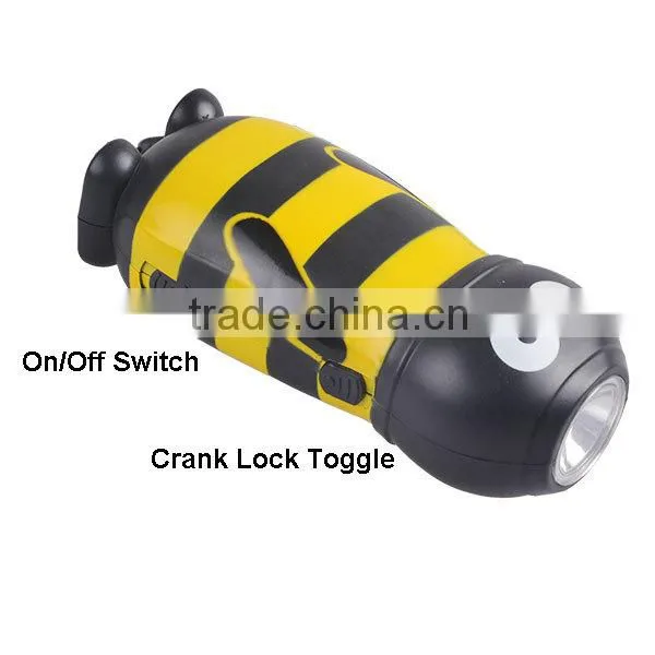 Hote Sales Animal Shape Torch Hand Crank Torch Light photo-3