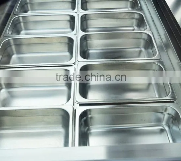 Mobile Stainless Steel Ice Cream Cart Ice Slush Cart/ice Cream Cart With Wheels photo-5