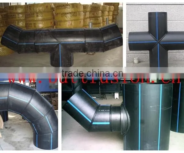 SHG315 Multi-angle Hydraulic Butt Fusion Welding Machine Making Elbow Tee Cross and Yshape Fittings photo-4