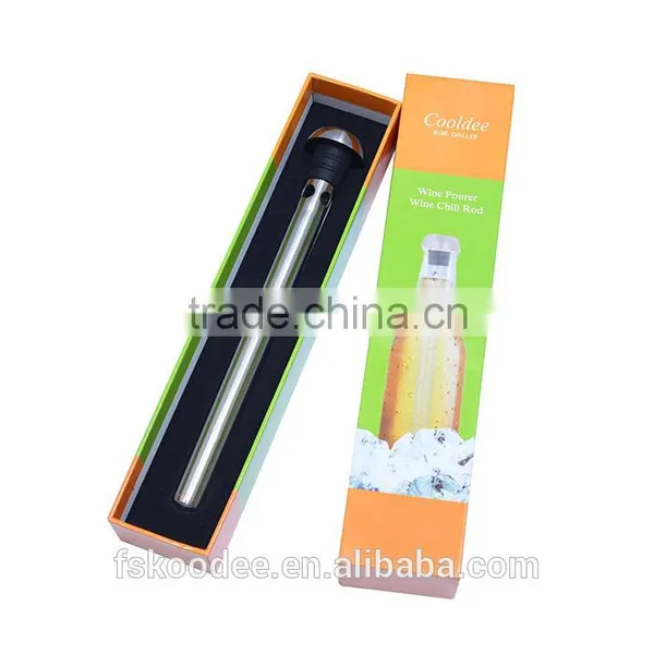 Factory Made Stainless Steel Wine Chiller Stick With Customize Logo