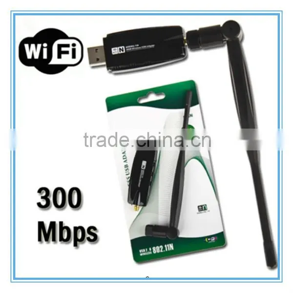 High-power 300Mbps Wireless USB Adapter With 6dBi Antenna