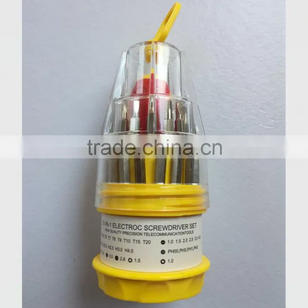 Cheap and Good Quality Precision Screwdriver Set 31 in 1,pocket Screwdriber Bit Set