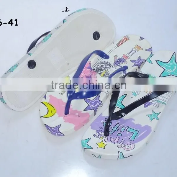 2015 PCU WOMEN Printing New Design Flip Flops Beach Slipper photo-5