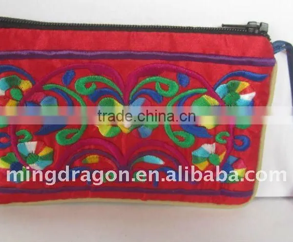 NEW CHINESE EMBROIDERY SILK COIN PURSE WALLET