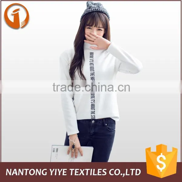 2016 100% Cashmere Women/ladies Sweater Jacquard Roll Collar Pullover