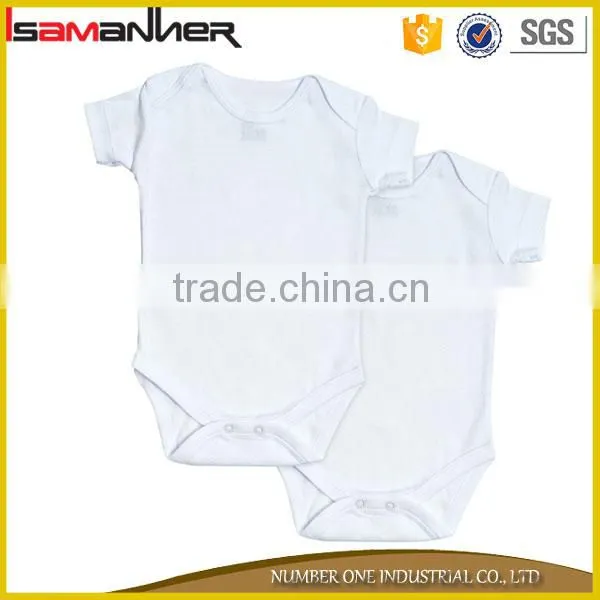 Bulk Best Quality Newborn Baby Unisex Softextile Plain Baby Rompers Supplier's Choice photo-2
