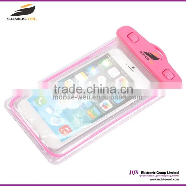 [Somostel] High Quality PVC Fluorescent Waterproof Diving Bag For Phones Underwater Pouch Case For Iphone 6/6plus For Samsung s3 photo-4
