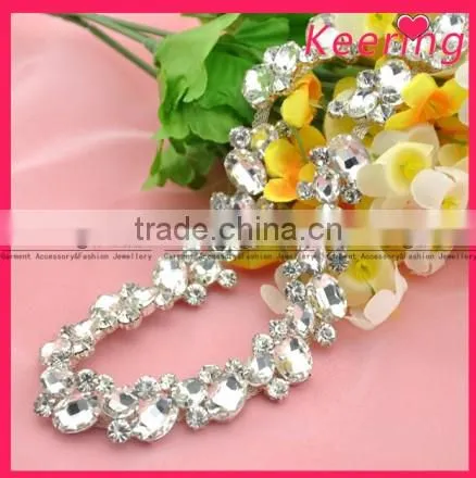 Top Quality Flower Crystal Rhinestone Chain WRC-135