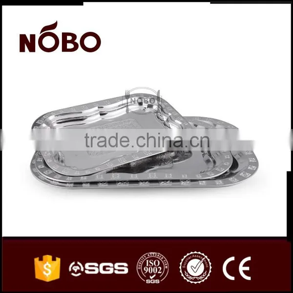 NOBO Stainless Steel Dinner Plate for Food photo-4