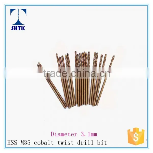 Factory Direct Supply, M35 Cobalt, Drill Bit, Twist Drill Bit Dia 3.1mm photo-3