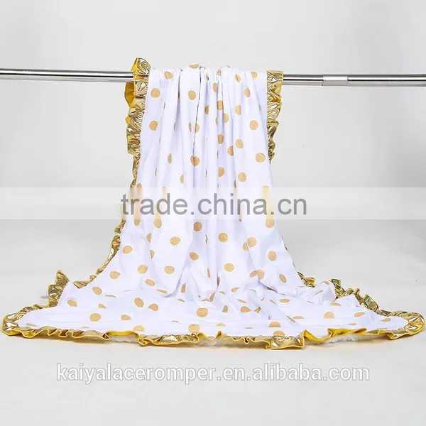 2016 Wholesales Polk A Dot Blankets New Style Breathable Blankets Baby Blankets photo-2