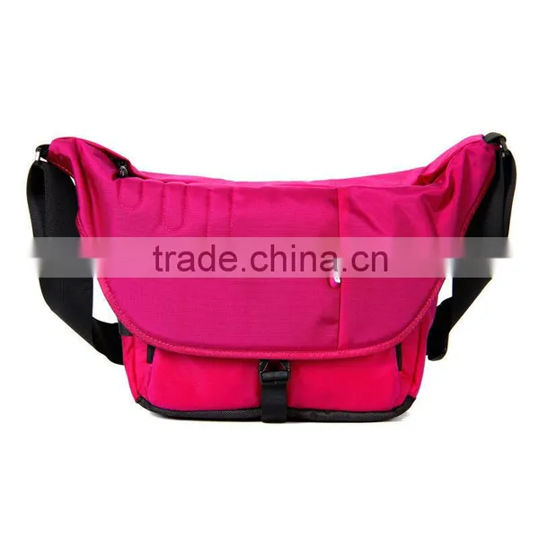Waterproof Nylon Pink Cute Top Easy Access Digital Camera Girls' Travel Bag