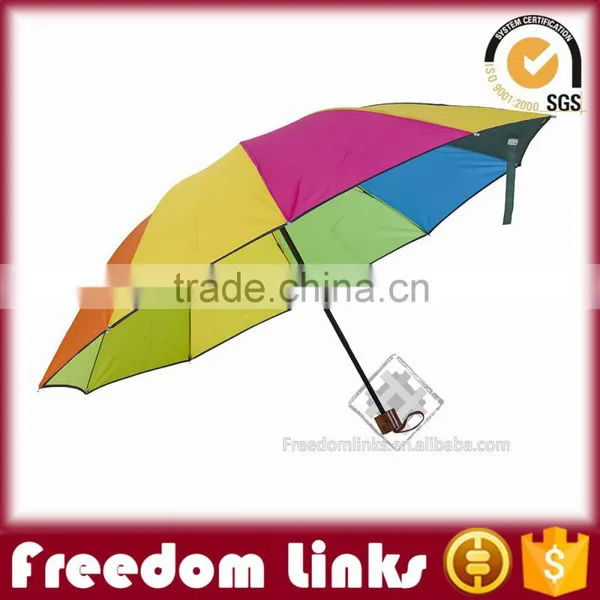 23" 10K Rainbow 4 Fold Umbrella Manufacturer Guangzhou China Supplier's Choice photo-2