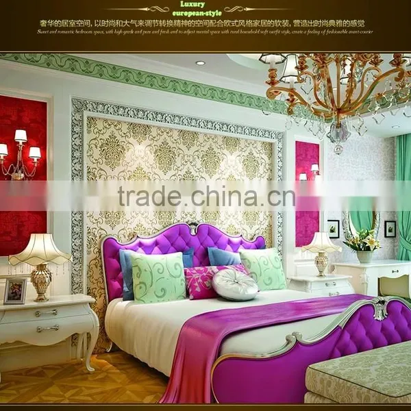Wall Design Classic Decorating European Floral Wallpaper photo-2
