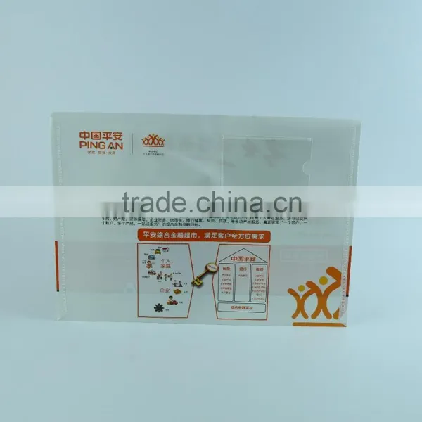 Office pp Button Document Holder With Name Card Pocket a4 Plastic Snap Button File Holder Japanese Plastic File Folder photo-4