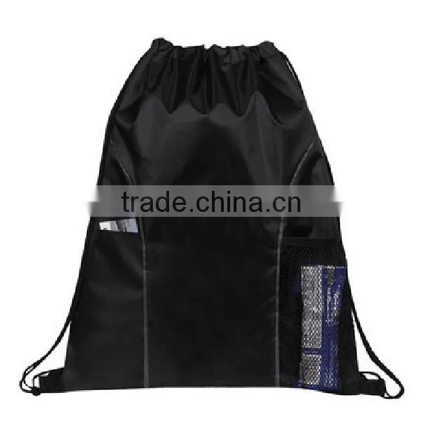 Customized Logo Branded Cheap Promotional Cotton Drawstring Bag photo-3