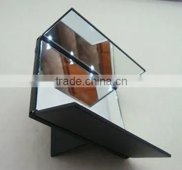 Square ABS Plastic Cosmetic Lighted Travel Makeup Mirror photo-2