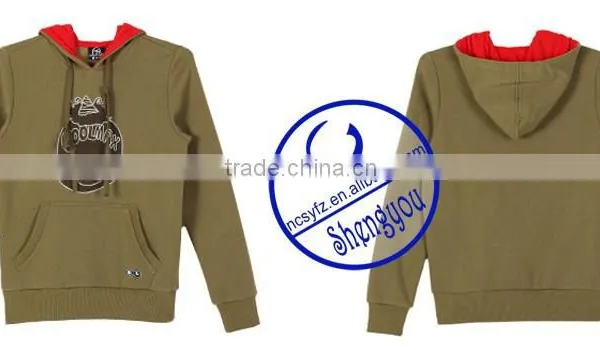Custom 65 Cotton 35 Polyester Cheap Fleece Hoodie With Printing photo-6