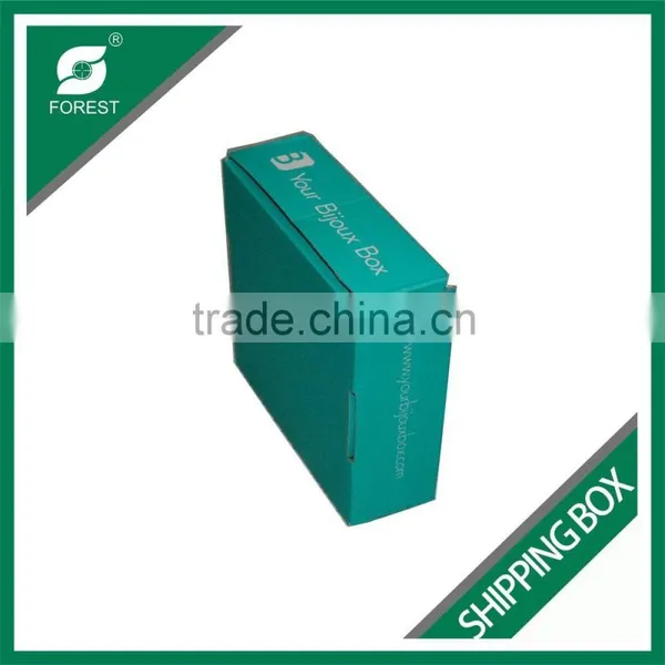 SINGLE WALL DOUBLE SIDES PRINTING SHIPPING BOX FLAT PACK PACKING BOX DESIGN photo-3