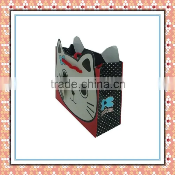 Hot Sale Cute Cat Drawing Paper Bag for Gift photo-4