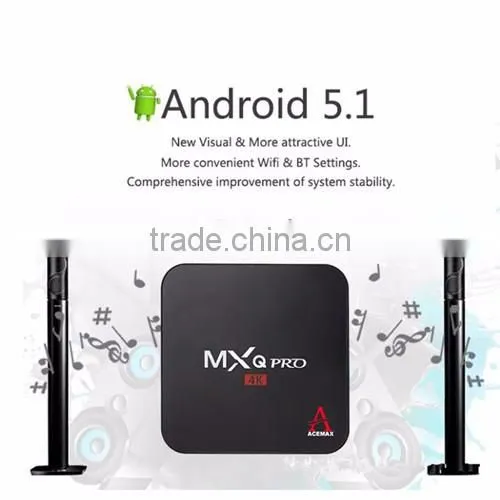 Amlogic S905 Quad Core Mini Streaming Media TV Box MX Q Pro 4K Free Movies Sports TV Shows European Cup Kodi Loaded Online photo-3