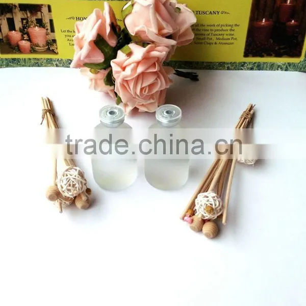 PVC Box Reed Diffuser With Wooden Sticks,Rattan Ball And Natural Dry Flowers photo-4