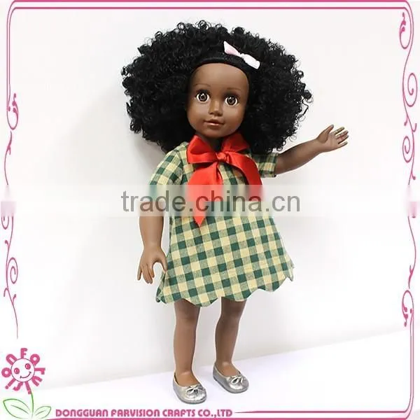 Afro Dark Doll Skin African Features Loli Vinyl African Girl Dolls photo-4