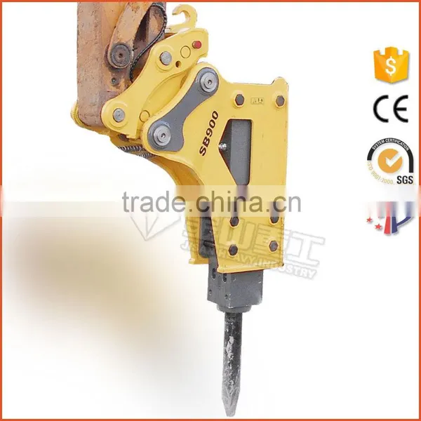 Korean hydraulic system excavator jack hammer with chisel tool 100 mm