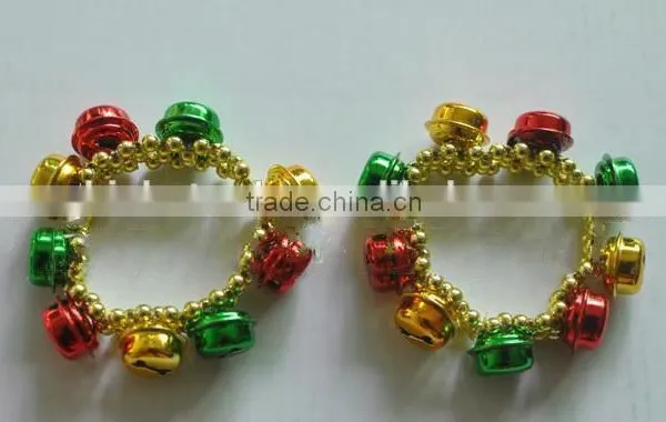 Merry Christmas Holiday Cuff Bracelet With Jingle Bells Christmas Party Gear photo-4
