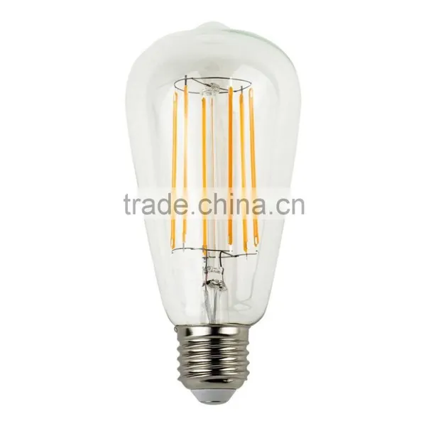 Gold Tinted Led Filament Bulb Long Filament ST64 Quality Choice photo-3
