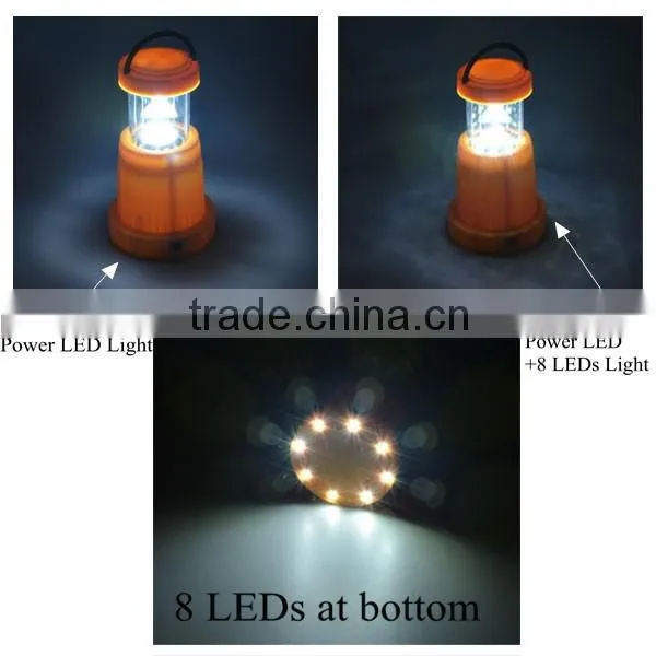 3 Lighting Modes Plastic LED Lantern Camping photo-6