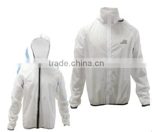 Anti-UV High-Breathable PU Film Bicycle Jacket , Bike Jacket photo-3