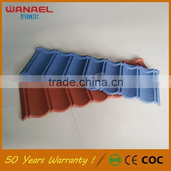 Prefab Homes Wanael Classical Cheap Glazed Decramastic Roof Tiles photo-4