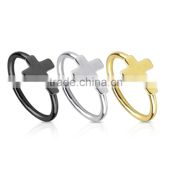 Piercing BCR Tragus Bead Closure Ring With Heart Bow Cross Moustache photo-6