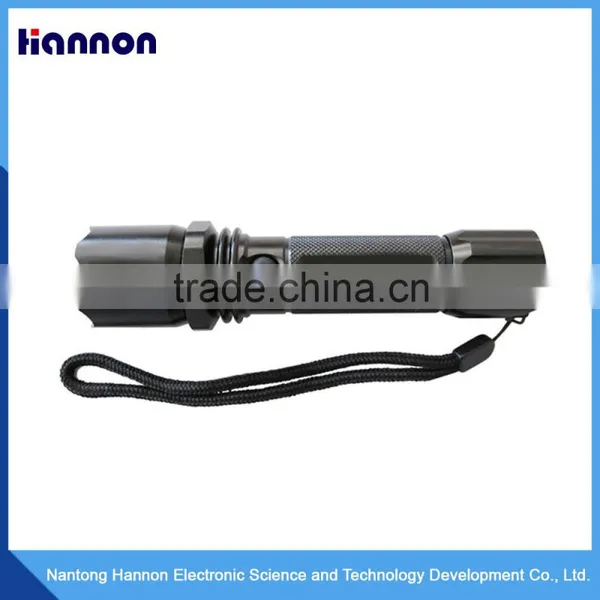 150 lumens police rechargeable led torch light flashlight