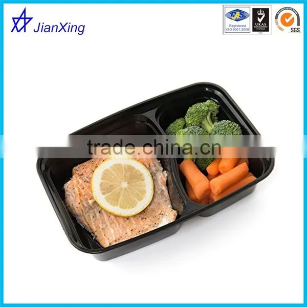 Microwaveable Disposable Plastic Bento Lunch Box With Compartments photo-2