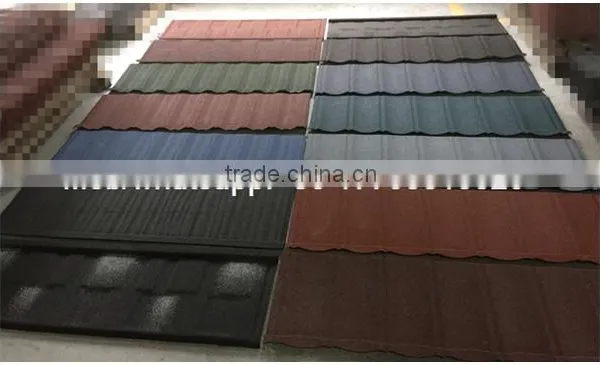 0.4mm/0.45mm/0.5mm Stone Coated Metal Roofing Tile With Sangobuild Brand Roofing Material photo-3