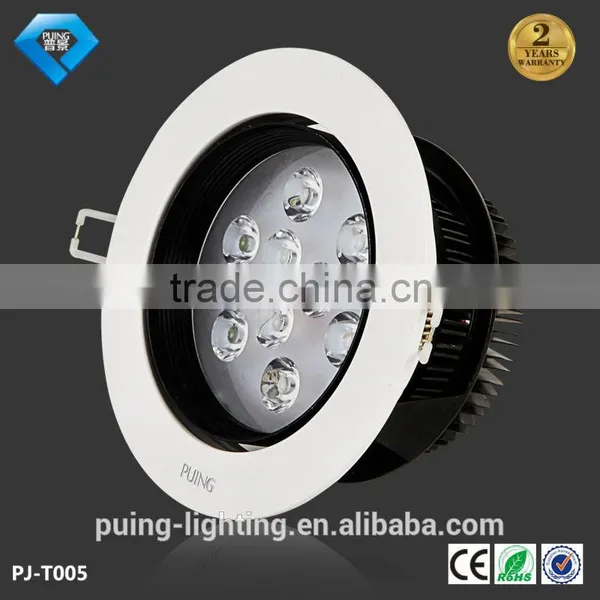 Light Fixture of Ceiling Flesh Anti-glare Spray White Aluminum Led Ceiling Light 3w 5w 7w 9w 12w 15w 18w photo-3