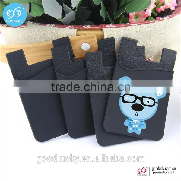 Guangzhou Factory Direct 3M Silicone Card Holder Adhesive Back Smart Mobile Phone Card Holder photo-4