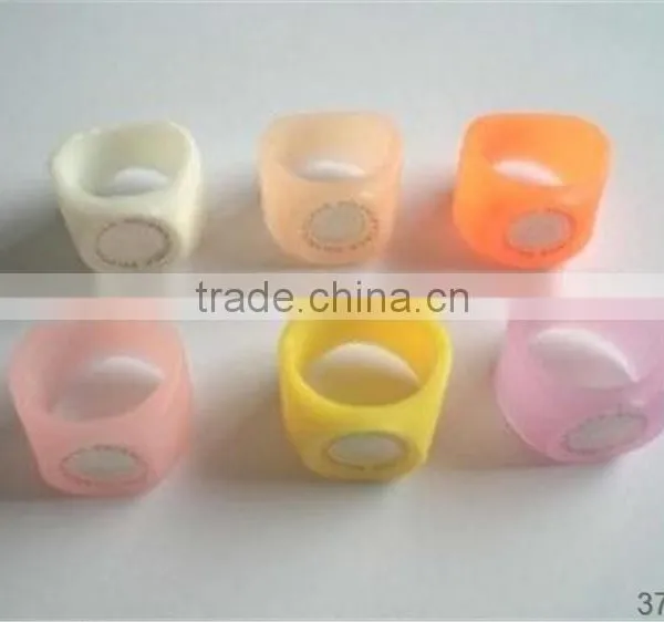 New Style Custom & Eco-friendly Silicone Key Ring Finger Rings photo-5