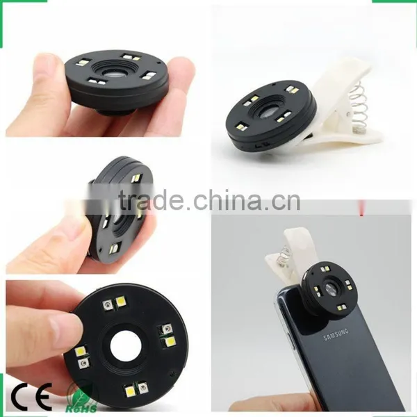 Zoom LED Microscope Magnifier Micro Mobile Phone Lens Camera With Universal Clip For IPhone Samsung HTC Huawei photo-5