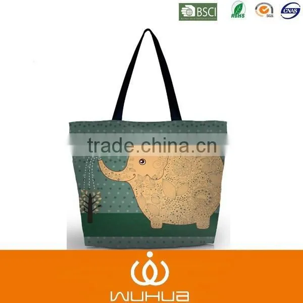 High Quality Printing Flower Customer Tote Bag photo-5