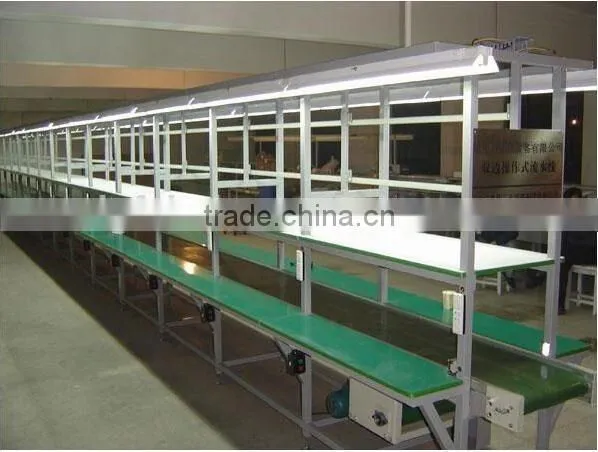 Electronic Opposite Desk Assembly Line Single Belt Conveyor Assembly Line Equipment photo-3
