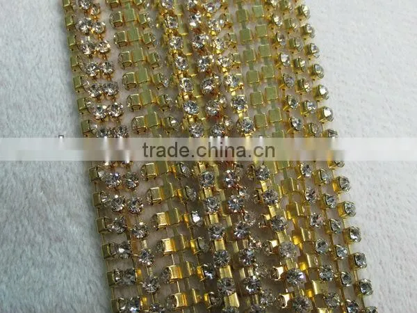 Rhinestone Cup Chain for Jewerly