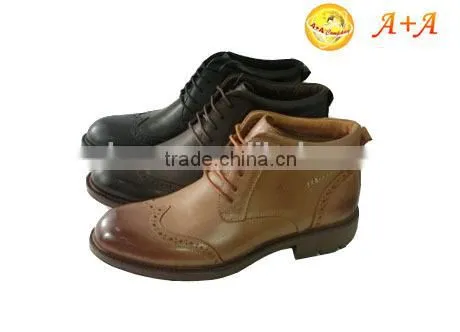 High Quality Fashion Comfortable Genuine Leather Mens Boots